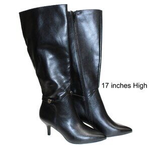 Giani Bernini Women's Black Crueellaa Memory Foam Knee High Boots Size 6.5M NWOB